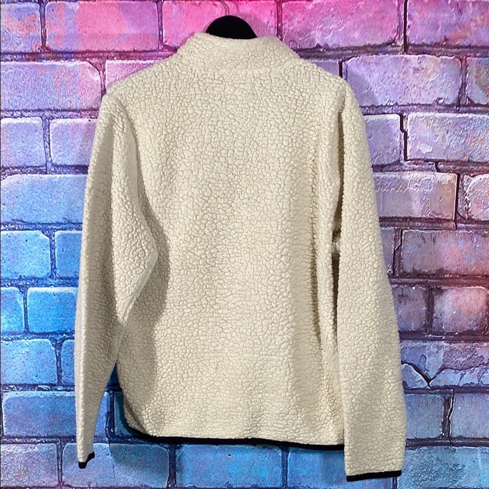 Bp Cozy Jacket Cream Sherpa Pullover Large - Picture 5 of 6